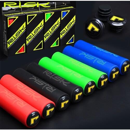 1 Pair Bicycle Silica Gel Handlebar Grips MTB Ultra-light Antiskid Soft Removeable Plastic End Plugs Bike Handle Bar Grips 40g