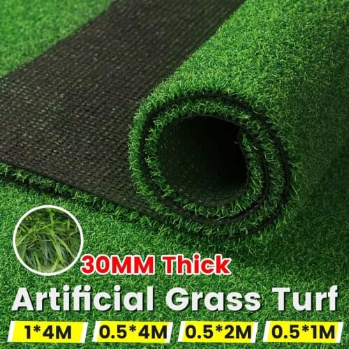 50-400cm Artificial Grass Outdoor Garden Fake Turf Lawn Carpet Mat Landscape Pad For Home School Court Balcony Floor Decor