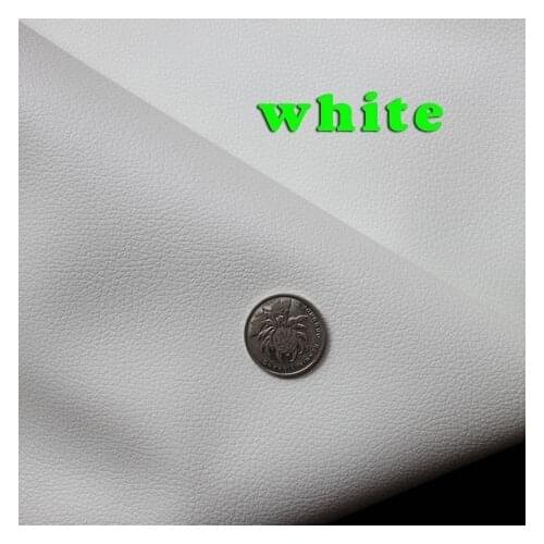 White Small Lychee PU Leather Faux Leather Fabric PU Artificial Leather Upholstery Leather Sold BY THE YARD FREE SHIPPING