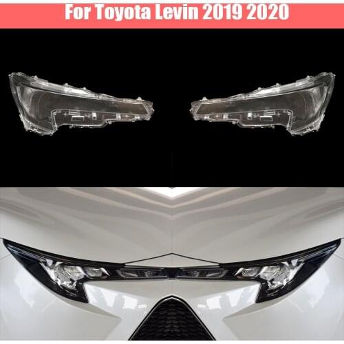 Car Headlight Cover for Toyota Levin 2019 2020 Headlamp Lens Replacement Auto Shell