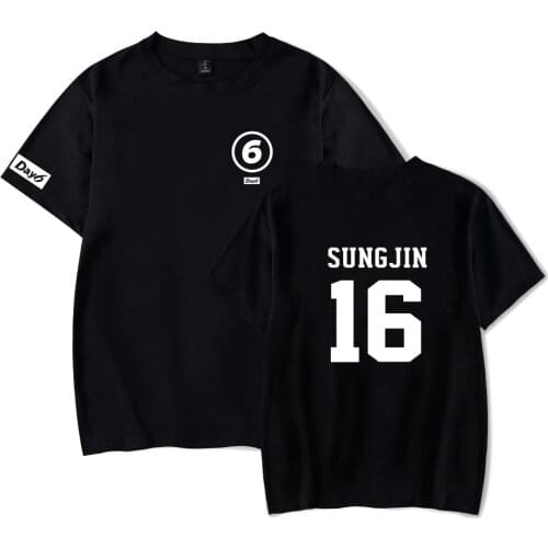 Fashion Design kpop Day6 T-shirts Boys/Girls hip hop couple men women t shirt casual tee shirt short sleeve t-shirt tops Tees