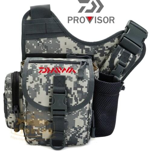 2022 New Dawa Men Army Fan Chest Size Saddle Outdoor Sports Thigh Fishing Bag Tactical Shoulder Messenger Saddle Camera Bag