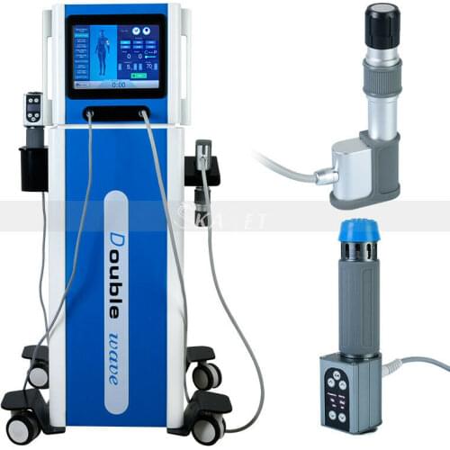 New Design Double Channel Physical Pain Therapy System Electromagnetic Pneumatic 2 In 1 ESWT Shockwave Pain Relief Machine