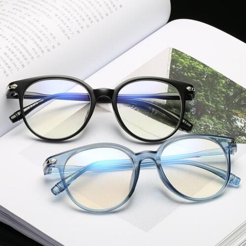 Anti blue rays computer Round Glasses Men Blue Light Coating Gaming Glasses for computer protection eye Retro Spectacles Women