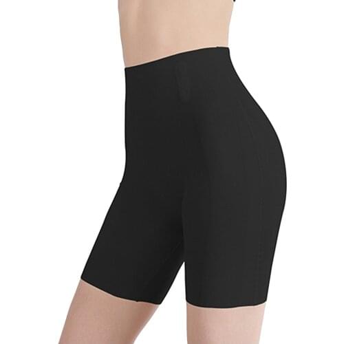 Solid High Waist Nice Buttocks Peach Buttocks Belly-up Shorts Slim Pants Body Shaper Shorts Shapewear Control Thigh Slimming