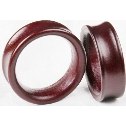 Factory sales wholesales 140pcs mix 8-20mm brozen wood ear plug taper streacher flesht tunnel earring body jewelry