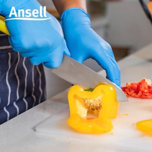 Disposable Gloves Rubber Latex Dingqing Household Dishwashing Food Inspection Powder-Free Gloves