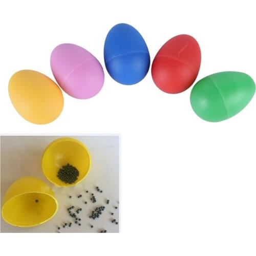 Plastic Percussion Maracas Shaker Musical Sound Egg Colorful Musical Instrument Baby Toddler Childre Toy Hot