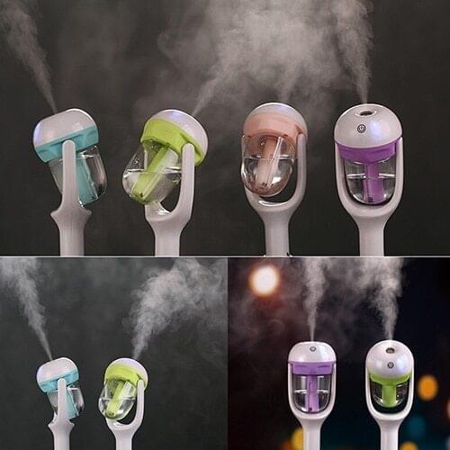 180 Degree Rotation Practical Mini Car Air Humidifier Diffuser Essential Oil Aroma Mist Purifier Air Purifier Freshener