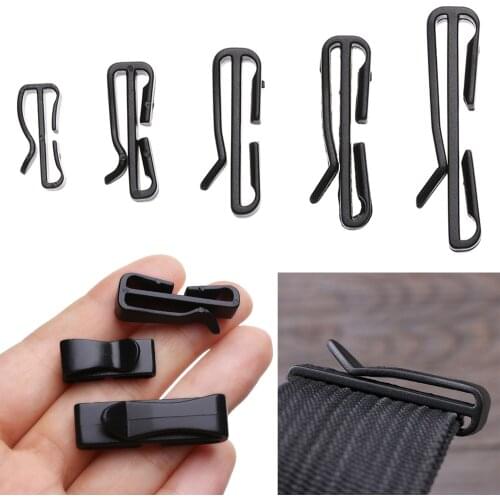 5Pcs 20/25/30/3/50mm Molle Webbing Buckles Adjust Keeper Military Attach Belt end Clip Tactical Backpack Hiking Bag Strap Tools
