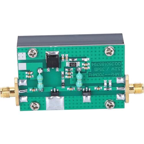 RF Power Amplifier 3.2W Transmitter 1MHz-700MHZ HF FM VHF UHF High Frequency Broadband Aluminum Amplifier