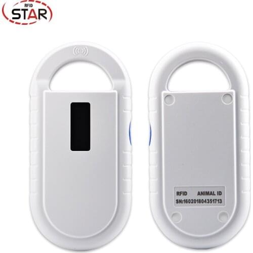 134.2 Khz FDX-B Led Animal Dog Chip Reader Pet ID RFID Microchip Handheld Scanner