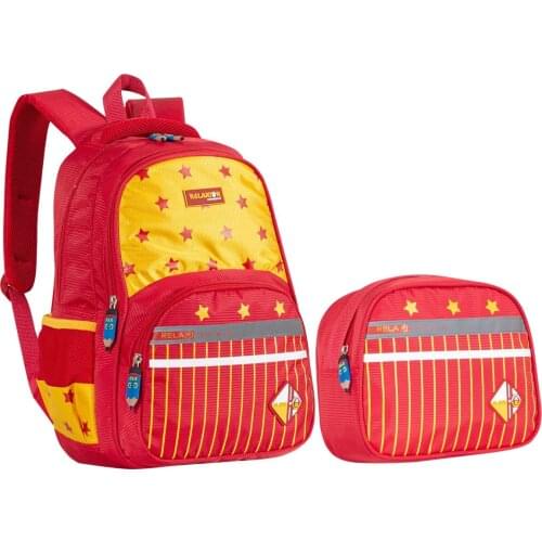 Fed Up Primary School Backpack Yellow Red Hcrlx1320