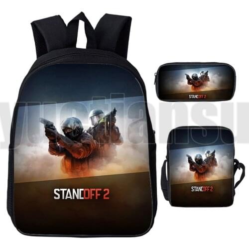 Sac A Dos 3 Pieces/Set Mochila Anime Among Us Backpack Men Impostor Rucksack 3D Print Video Game Schoolbags Hot Game Knapsack