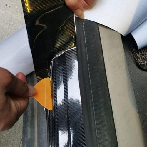 3/5CM 5D Universal Car Stickers Anti Scratch Door Sill Full Body Sticker Car Wrap Sheet Roll Film DIY Paste Protector Strip