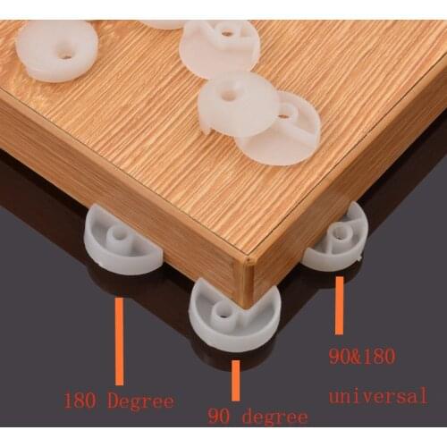 Universal 5 mm thickness glass mirror Corner bracket 90 180 common use cupboard plastic mirror supporter protector anti crash