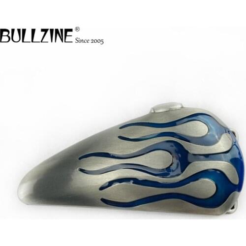 The Bullzine Fashion belt buckle with pewter finish FP-02873-2 suitable for 4cm width belt