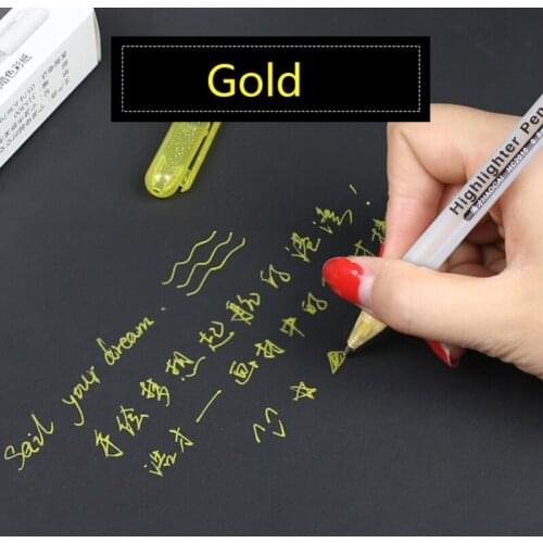 YYDS 0.8mm Hand-Painted Highlighter Art Painting Sketch Stationery Paint Mark Ink Pen Comic Paint