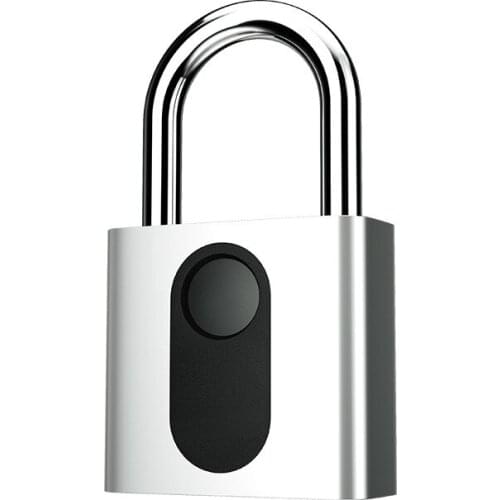 Fingerprint Padlock Smart Small Schoolbag Password Lock Door Waterproof Lock Cabinet Bluetooth Lock Household Indoor Lock
