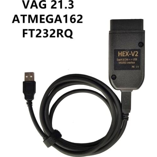 10pcs/lot 21.3 VAGCOM 20.12.0 HEX V2 USB Electric Testers FOR V-W S-koda Se-at 20.4.2 multi-language ATMEGA162+16V8+FT232RQ
