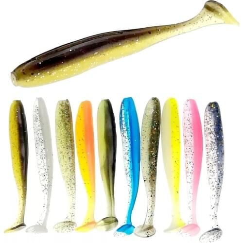 10pcs/lot 5.5/7cm Soft Lures Silicone Bait 7cm 2g Goods For Fishing Sea Fishing Pva Swimbait Wobblers Artificial Tackle