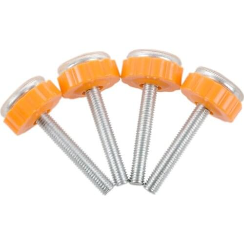 4pcs Pressure Baby Gate Screw Threaded Spindle Rods Walk Thru Gates Accessory - M10 x 10MM