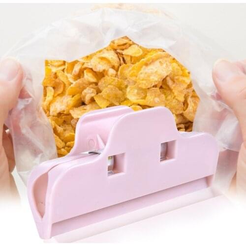 6Pcs Food Storage Sealing Clips Reusable Kitchen Tool Plastic Snack Food Tea Bag Keep Fresh Sealing Clip for Kitchen