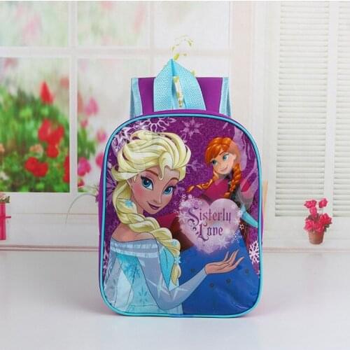Disney Princess Cartoon schoolbag Children Frozen Backpack girl boy student kindergarten Elsa for school small backpack