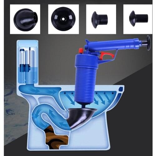 Air Power Drain Pump Pressure Pipe Plunger Drain High-Pressure Powerful Manual Plunger Pipe Clog Dredger Remover Cleaning Tools