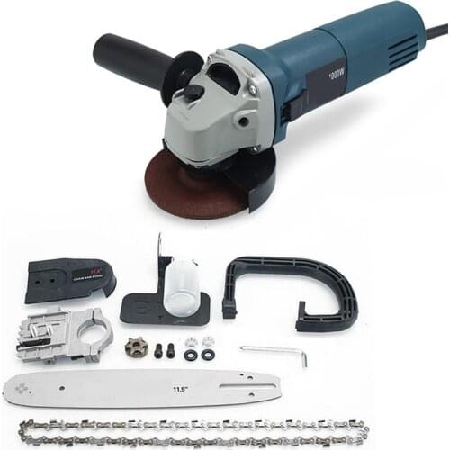 220V Electric Logging Saw Angle Grinder Variable Chain Saw For Cutting Grinding Metal Stone Work Multifunctional