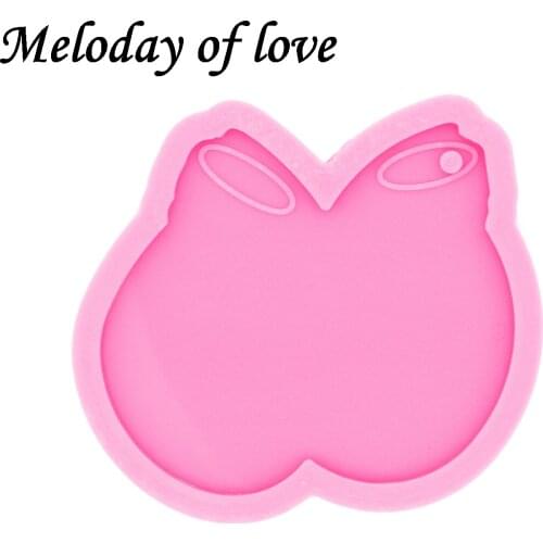 Glossy Silicone GLOVE Keychain Epoxy Resin Molds Jewelry Making Custom Mould DY0487