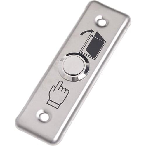 Stainless Steel Door Exit Push Release Button Switch For Access Control