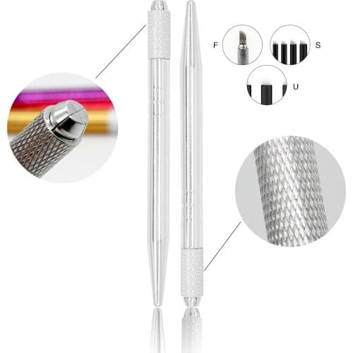 KZBOY 20PCS Individual Package Tattoo Manual Pen Tattoo Eyebrow Microblading Hand Tool for Permanent Makeup