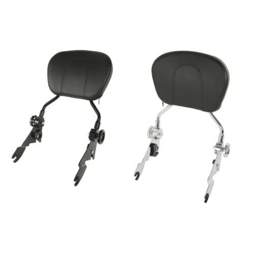 Motorcycle Adjustable Sissy Bar Passenger Backrest W/ Pad For Harley Touring Road King Road Glide Electra Glide 2009-2021 2020