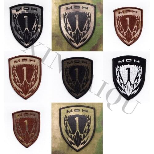 Embroidery Patch MOH Medal of Honor BLACKBIRD Military Tactical Morale Hook on