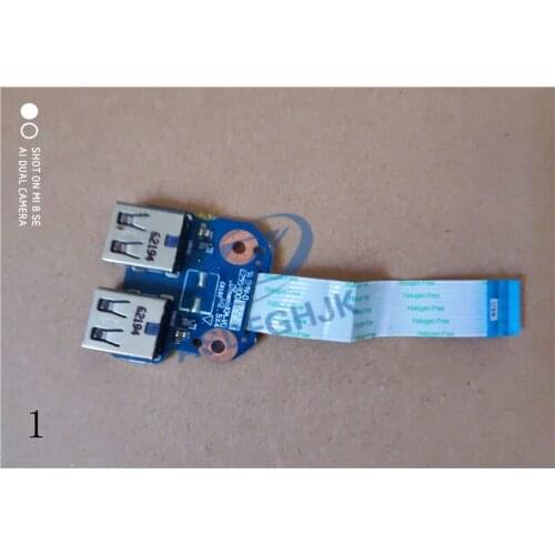 Original FOR HP 255 2000 2000-2A 2000-2A10N Dual USB Port Jack Board w Cable 6050A2493701 689687-001 100% Test ok