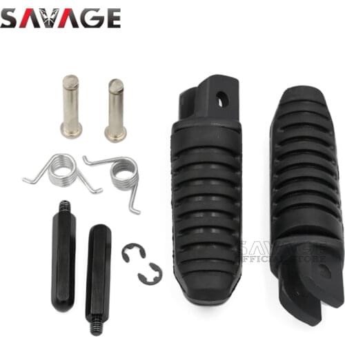 Front Rider Footrest Foot Pegs For SUZUKI HAYABUSA GSX1300R 1997-2020 Motorcycle Accessories Foot Pedal Pads Rubber Cover