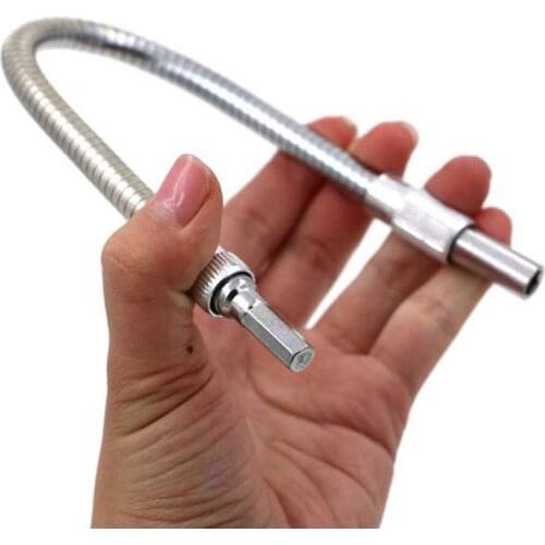 Rechargeable drill Electric screwdriver bit special shaft hose extension tool multifunction purpose rod Metal flexible V2Z8