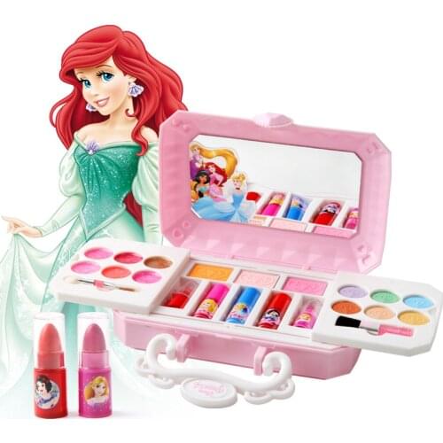 Princess Disney girls snow White makeup toy frozen cosmetic set birthday present gift
