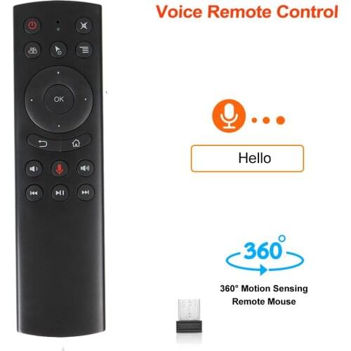 Kebidu G20S Fly Air Mouse Gyro G20 Remote Control Voice Control Keyboard USB 2.4G Wireless Receiver For Android TV Box