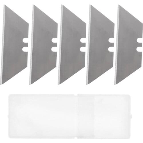 5Pcs Folding Trapezoid Cutting Blade Art Carpet Cutter Replaceable Utility Knife Dropshipping
