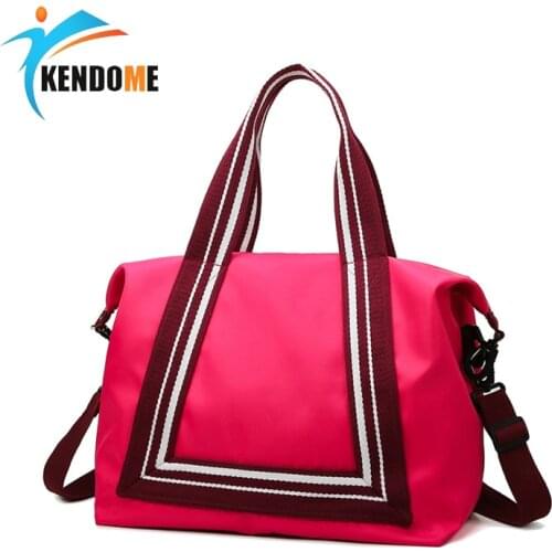 2020 Sport Bag Women Travel Yoga Swimming Bags Waterproof Oxford Fitness Bags Girl Large Handbag Light Travel Duffle Luggage