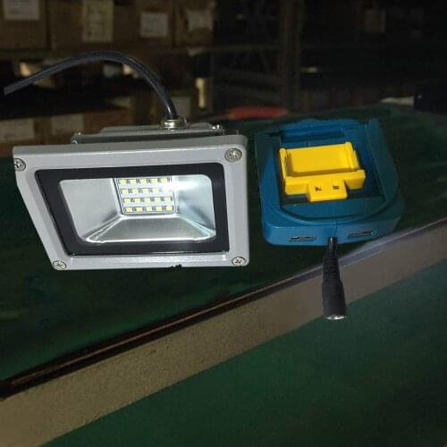 LED Light & Cordless Power Source Charge Adapter For MAKITA ADP05 18V Battery