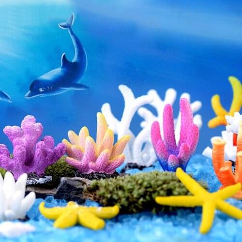 Home Decoration DIY Microlandschaft Coral Artificial Starfish 1PC Aquariums Fish Tank High Quality Ornaments Resion Landscape