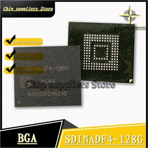 1PCS-10PCS) SDINADF4-128G BGA Mobile phone memory IC153 ball EMMC hard disk storage New and original