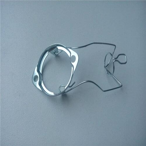 20pcs ceramics socket Shield 9T-45 45mm silver Tension spring for amplifier tube socket