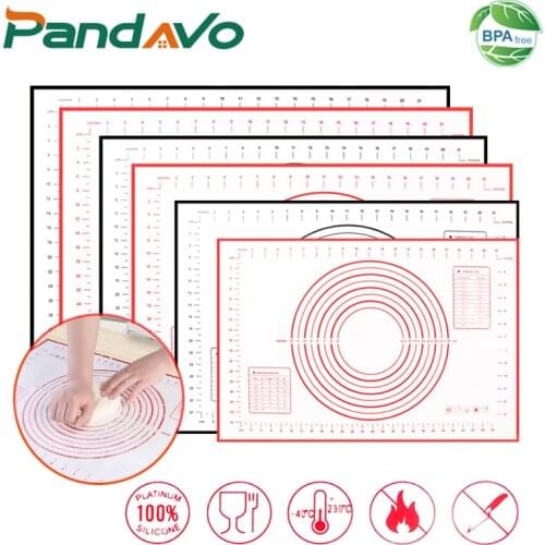 Baking Accessories Multi-size Baking Mat Silicone Kneading Pad Non-Stick Rolling Dough Mat Cake Pastry Pad Pasteleria Accesorios