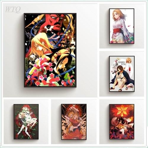 Shaman King Asakura Yoh X Hao Anime Posters Canvas Painting Posters and Prints Wall Decor Poster Wall Art Picture Home Decor