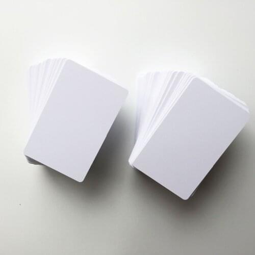 0.6mm Thickness White Blank Inkjet PVC Card for Emply Card Printing by Epson R200,R210,R220 or Canon IP7250,IP7240 200pcs/lot