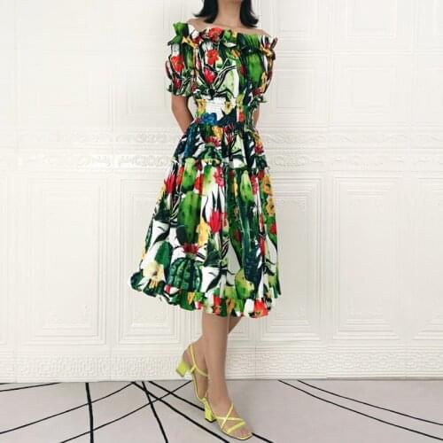 DIDABOLE Off-the-shoulder Summer Dresses